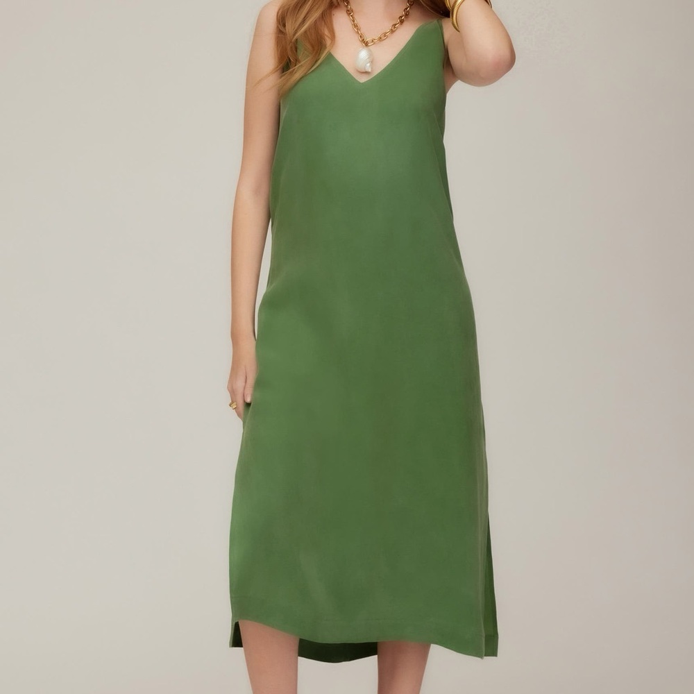 Fifteen Twenty Elegant Green Sleeveless Dress